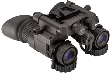 Image of TRYBE Optics NVG-50 Dual 1x Green Phosphor Tube Night Vision Goggle, Gen 3, Black, NVG50G