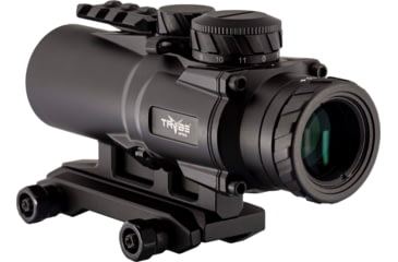 Image of TRYBE Optics 3x32mm Compact Prism Scope Red Dot Sight, 32mm Tube, Black, TRO3XPRISM-BL