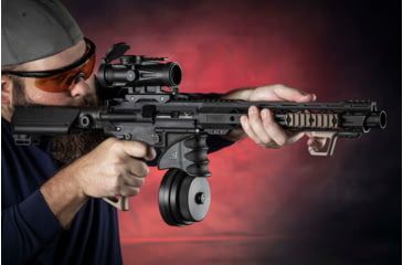 Image of TRYBE Optics 3x32mm Compact Prism Scope Red Dot Sight, 32mm Tube, Black, TRO3XPRISM-BL