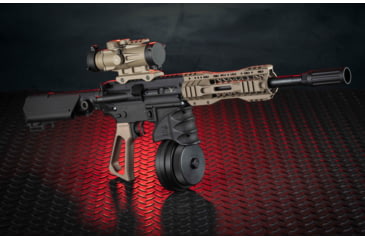Image of TRYBE Optics 3x32mm Compact Prism Scope Red Dot Sight, 32mm Tube, FDE, TRO3XPRISM-FDE