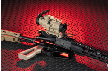 Image of TRYBE Optics 3x32mm Compact Prism Scope Red Dot Sight, 32mm Tube, FDE, TRO3XPRISM-FDE