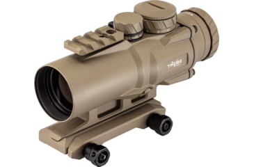 Image of TRYBE Optics 3x32mm Compact Prism Scope Red Dot Sight, 32mm Tube, FDE, TRO3XPRISM-FDE