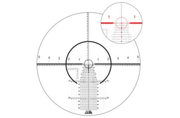 Image of U.S. Optics FDN-17X Rifle Scope, 3.2-17x50mm, 34mm Tube, FFP, HORUS H102 Reticle, 1/10 MIL Elevation/ Windage Adjustment, Black, Medium, FDN 17X H102