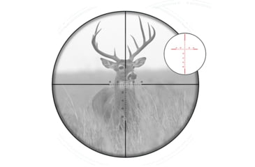 Image of U.S. Optics FDN 5-25x52mm 34 mm Tube Rifle Scope, First Focal Plane, GAP Reticle, Matte Black, FDN 25X GAP
