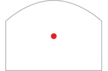 Image of U.S. Optics Military/Competition Reflex Sight, 4 MOA, Matte Black, Small, MCRS