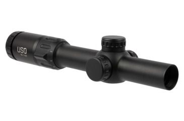 Image of U.S. Optics TS-6X Rifle Scope, 1-6x24mm, 30mm Tube, Digital Red SFP Simple Cross Hair Reticle, Elevation and Windage Zeroing Knob with 1/2 MOA Adjustments, Matte, Black, TS-6X SFP