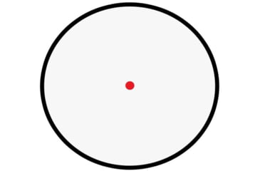 Image of U.S. Optics TSR-1 Red Dot Sight, 5 MOA Dot, 1x, Black, Small, TSR-1