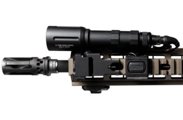 Image of Unity Tactical Modbutton Lite Single Lead Surefire 4.5in Switch, Fits Picatinny, Anodized Finish, Black, MBLBLKSF45