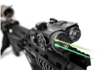 Image of US Night Vision Triad Dual-Beam Class 1 Weapon Laser, .7mW IR Laser,  5mW Green Laser, Black 8766