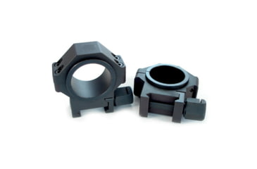 Image of Kensight USTS Standard Width Steel Scope Rings, 0.940in Low Profile, Smooth, Black, 660-621