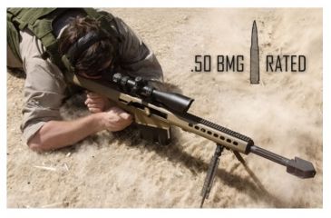 Image of UTG PRO 34mm/2PCs High Profile P.O.I Picatinny Rings, Black, RWU013420