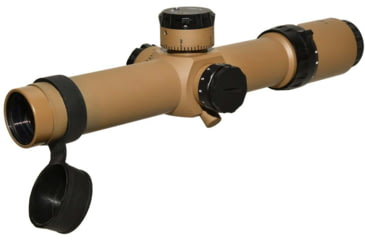 Image of Valdada LTS-2 Rifle Scope, 1-10x26, 35mm Tube, First Focal Plane, Mil/Mil, Circle Dot X1 Illum, Desert Sand, VAL-Tac scope 12