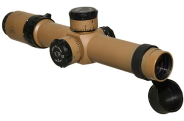 Image of Valdada LTS-2 Rifle Scope, 1-10x26, 35mm Tube, First Focal Plane, Mil/Mil, Circle Dot X1 Illum, Desert Sand, VAL-Tac scope 12