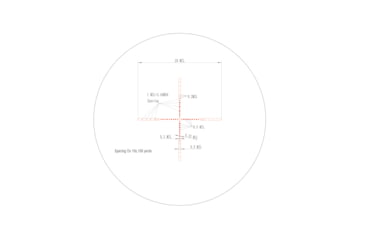 Image of Valiant Optics Zephyr Rifle Scope, 10x44mm, 30mm Tube, SF SIR 10x 1/2 Mil-Dot Red/Green Illuminated Reticle, Black, VL2504