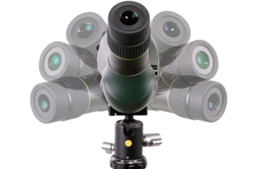 Image of Vanguard 20-60x80 Spotting Scope, BaK4 Roof, Angled, Green, VEO HD 80A