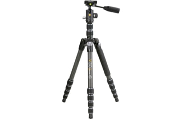 Image of Vanguard 265HCPB 4 in 1 Tripod w/ Ball Head, Pan Handle, Monopod, Black, VEO3T265HCBP