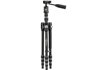 Image of Vanguard Aluminum 4 in 1 Tripod w/ Ball Head, Pan Handle, Monopod, 204 ABP, Black, VEO3T204ABP