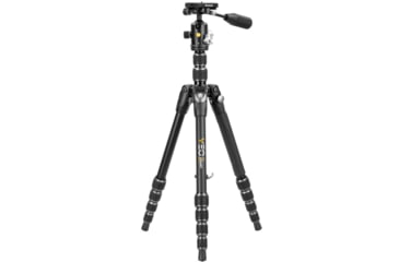 Image of Vanguard Aluminum 4 in 1 Tripod w/ Ball Head, Pan Handle, Monopod, 235 ABP, Black, VEO3T235ABP