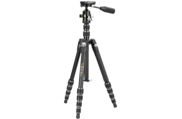 Image of Vanguard Aluminum 4 in 1 Tripod w/ Ball Head, Pan Handle, Monopod, 235 ABP, Black, VEO3T235ABP