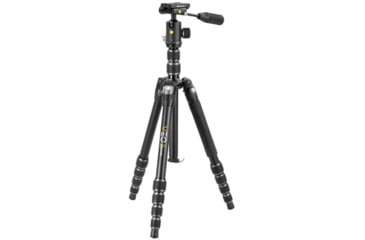 Image of Vanguard Aluminum 4 in 1 Tripod w/ Ball Head, Pan Handle, Monopod, 265HABP, Black, VEO3T265HABP