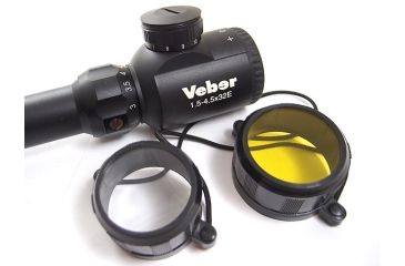 Image of Veber VPOI 1.5-4.5x32mm LightMaster Series Rifle Scope w/ Illuminated German 4 Post Reticle, 1in Tube, SFP, Black, GSKOVPOILS154532