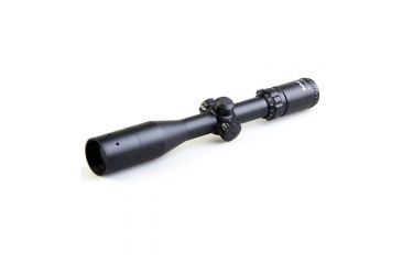 Image of Veber VPOI 2.5-10x42mm LightMaster Series Rifle Scope w/ Illuminated German 4 Post Reticle, 30 mm Tube, Dual Focus and Internal Red Laser, SFP, Black, GSKOVPOILS251042L