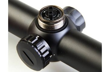 Image of Veber VPOI 2.5-10x42mm LightMaster Series Rifle Scope w/ Illuminated German 4 Post Reticle, 30 mm Tube, Dual Focus and Internal Red Laser, SFP, Black, GSKOVPOILS251042L
