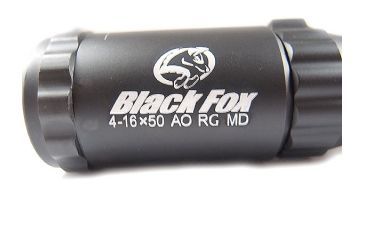 Image of Veber VPOI 4-16x50mm Black Fox Series Rifle Scope w/ Red/Green/Blue Illuminated US Mil-Dot Reticle, 1in Tube, Dual Focus, SFP, Black, GSKOVPOILS41650BF