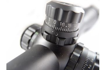 Image of Veber VPOI 4-16x50mm Black Fox Series Rifle Scope w/ Red/Green/Blue Illuminated US Mil-Dot Reticle, 1in Tube, Dual Focus, SFP, Black, GSKOVPOILS41650BF