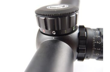 Image of Veber VPOI 4-16x50mm Black Fox Series Rifle Scope w/ Red/Green/Blue Illuminated US Mil-Dot Reticle, 1in Tube, Dual Focus, SFP, Black, GSKOVPOILS41650BF