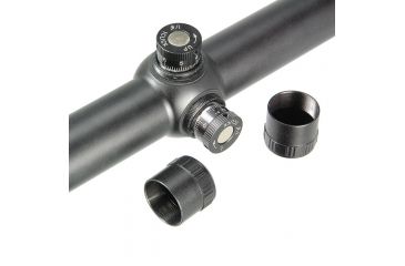 Image of Veber VPOI 6-24x50mm LightMaster Series Rifle Scope w/Wide Angle 11-setting Illuminated German 4 Post Reticle, 30mm Tube, Dual Focus, SFP, Black, GSKOVPOILS62450