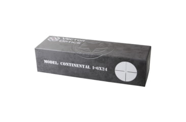 Image of Vector Optics Continental 1-6x24mm IR Rifle Scope, German 4 Reticle, Black, SCOC-23