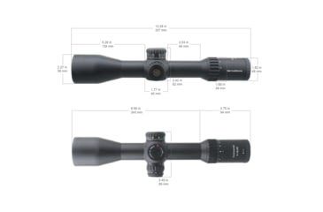 Image of Vector Optics Continental 3-18x50mm Rifle Scope, 34mm , FFP, Etched Glass VCT-34FFP, Nitrogen Purged, Black, SCFF-28