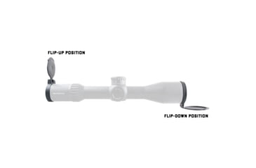 Image of Vector Optics Continental Ocular Filp-up Cap, Black, SCFC-M44