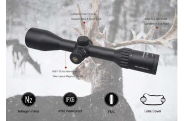 Image of Vector Optics Continental x6 3-18x50 CDM Hunting Riflescope, 30mm Tube, 0192687279043