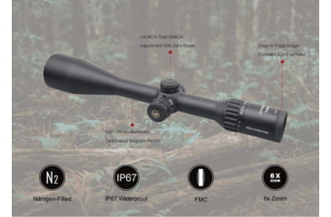 Image of Vector Optics Continental x6 5-30x56 Hunting Riflescope, 30mm Tube, Second Focal Plane, 0192687279050