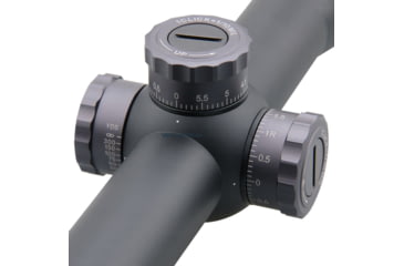 Image of Vector Optics Marksman Rifle Scope, 6-26x50mm, First Focal Plane, 30mm Tube, VPA-MF Non-Illuminated Reticle, 6061-T6, Matte/ Dark Silver Finish, Black, SCFF-26