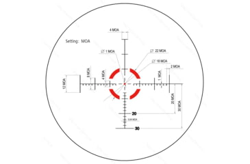 Image of Vector Optics Mustang Rifle Scope, 1-4x24mm, 30mm Tube, FFP, Etched Glass M-4RD Reticle, Matte, Black, SCFF-36