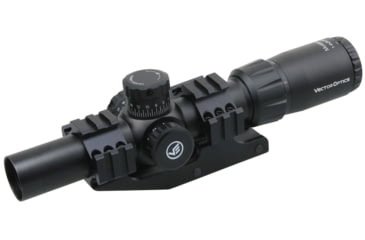 Image of Vector Optics Mustang Rifle Scope, 1-4x24mm, 30mm Tube, FFP, Etched Glass M-4RD Reticle, Matte, Black, SCFF-36