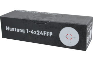Image of Vector Optics Mustang Rifle Scope, 1-4x24mm, 30mm Tube, FFP, Etched Glass M-4RD Reticle, Matte, Black, SCFF-36