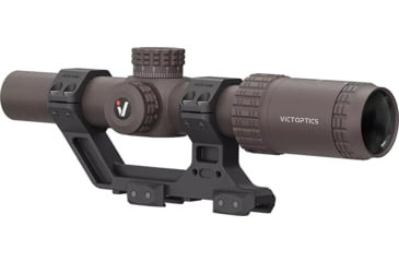 Image of Vector Optics VictOptics S6 1-6x24 30mm Tube LPVO Rifle Scope w/ 1- Piece Extreme High Picatinny AR Mount Kit, Second Focal Plane