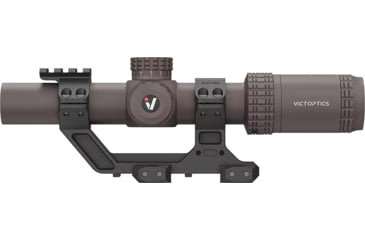 Image of Vector Optics VictOptics S6 1-6x24 30mm Tube LPVO Rifle Scope w/ 1- Piece Extreme High Picatinny AR Mount Kit, Second Focal Plane