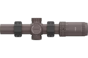 Image of Vector Optics VictOptics S6 1-6x24 30mm Tube LPVO Rifle Scope w/ 1- Piece Extreme High Picatinny AR Mount Kit, Second Focal Plane