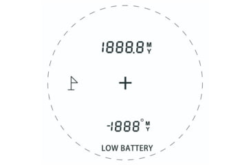 Image of Vector Optics Paragon 6x25 LCD Golf Rangefinder, Green, SCRF-15