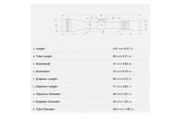 Image of Vector Optics Rogue Rifle Scope, 2-6x32mm, 25.4mm Tube, Range Finder Reticle, Black, SCOC-07