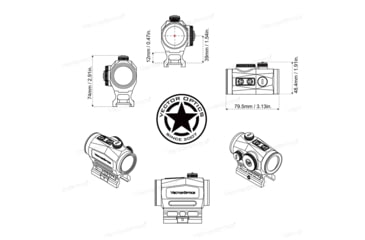 Image of Vector Optics Scrapper 1x29 Red Dot Scope, 2 MOA Dot, Black Matte, SCRD-47