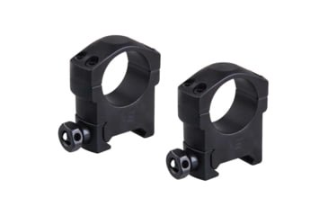Image of Vector Optics Tactical Rifle Scope Rings, 1in Tube, Picatinny/ Weaver, 25.4mm Height, 6063-T6, Matte, Black, SCTM-37