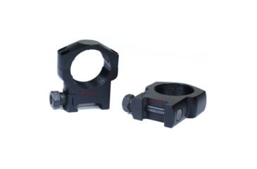 Image of Vector Optics Tactical Rifle Scope Rings, 30mm Tube, Picatinny/ Weaver, 25.4mm Height, 6063-T6, Matte, Black, SCTM-22