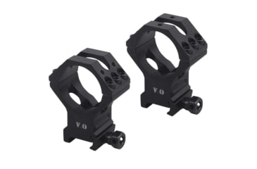 Image of Vector Optics Tactical Rifle Scope Rings, 35mm Tube, Picatinny, 40mm Height, 6061-T6, Matte, Black, SCTM-32