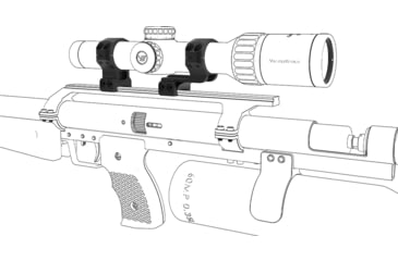 Image of Vector Optics 30mm 1.25in Cantilever Dovetail Rings